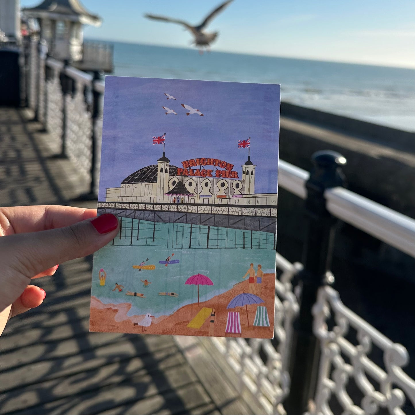 Brighton Palace Pier Postcard