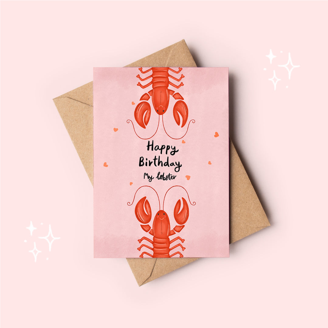 Happy Birthday My Lobster Greeting Card