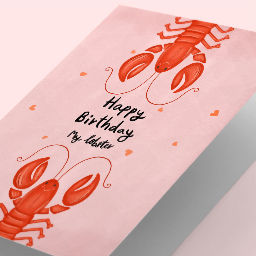 Happy Birthday My Lobster Greeting Card