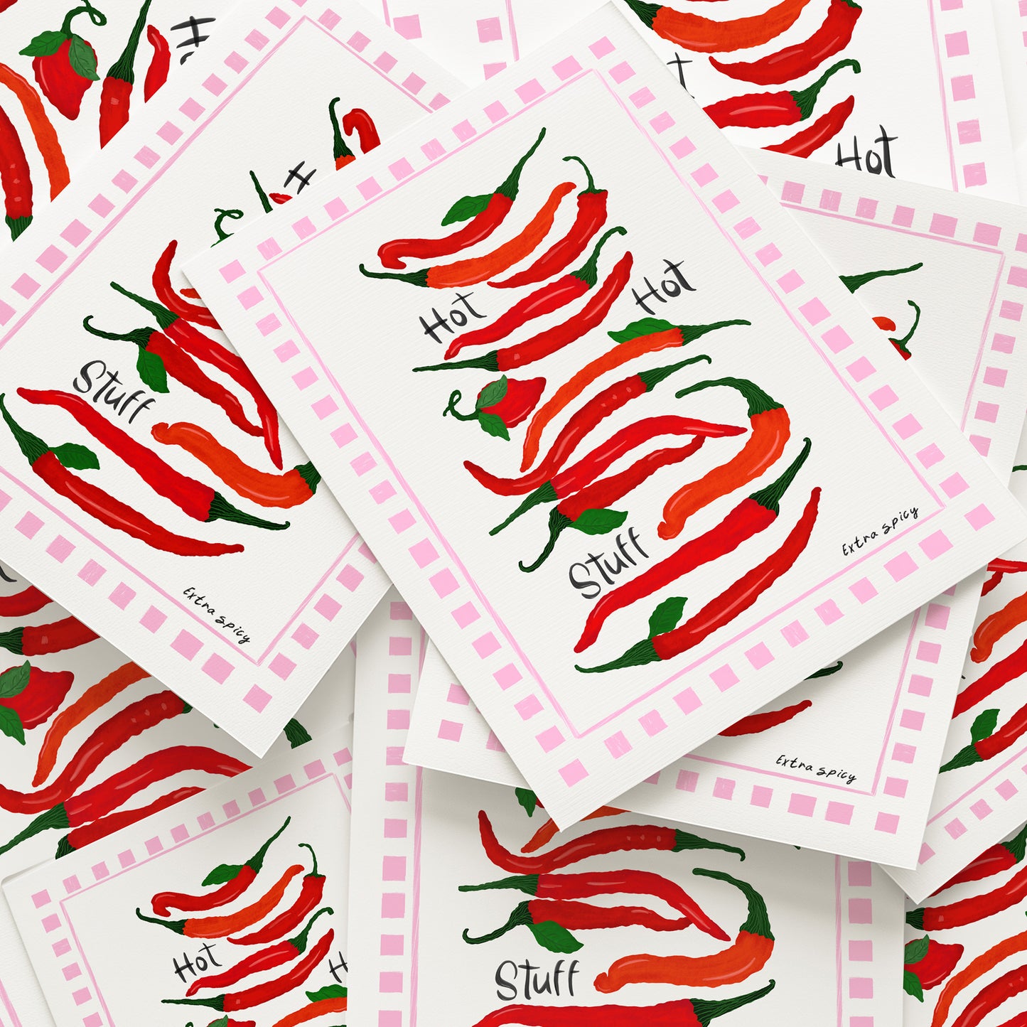 HOT HOT Stuff / Chilli Art Print v4