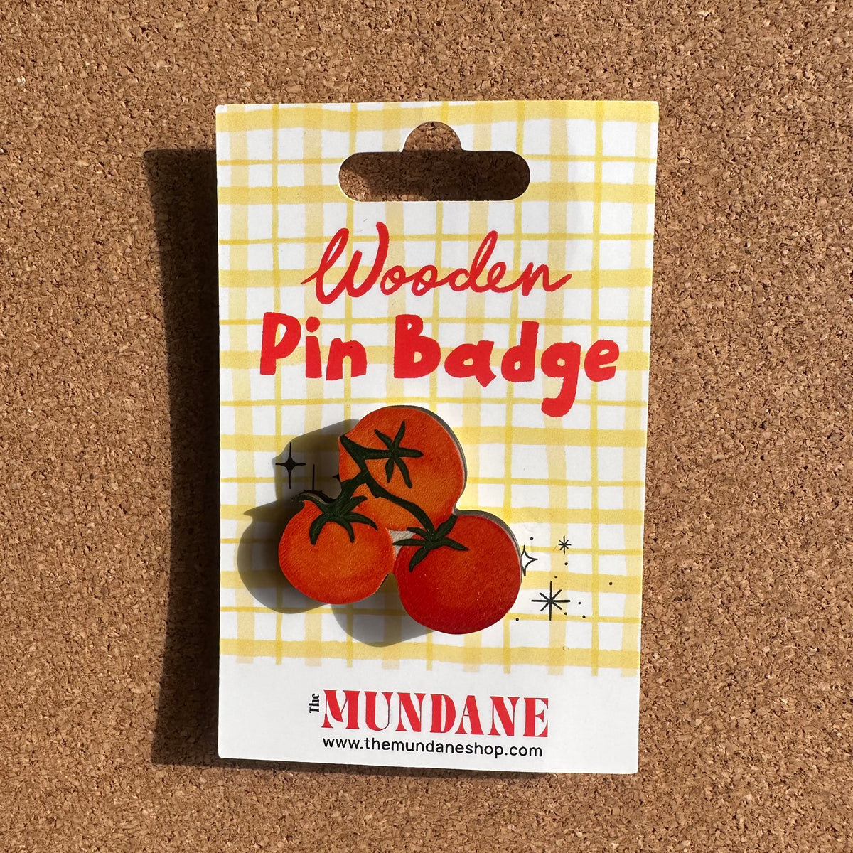 Bunch of Tomatoes Wooden Pin