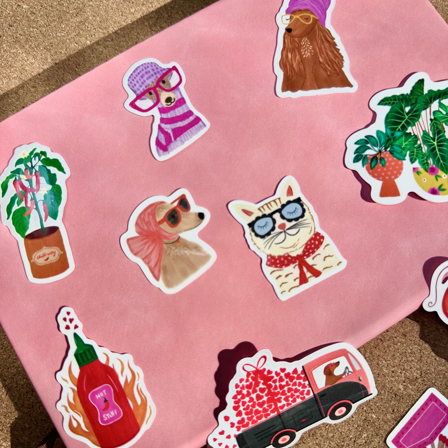 Hot Stuff Chilli Vinyl Sticker