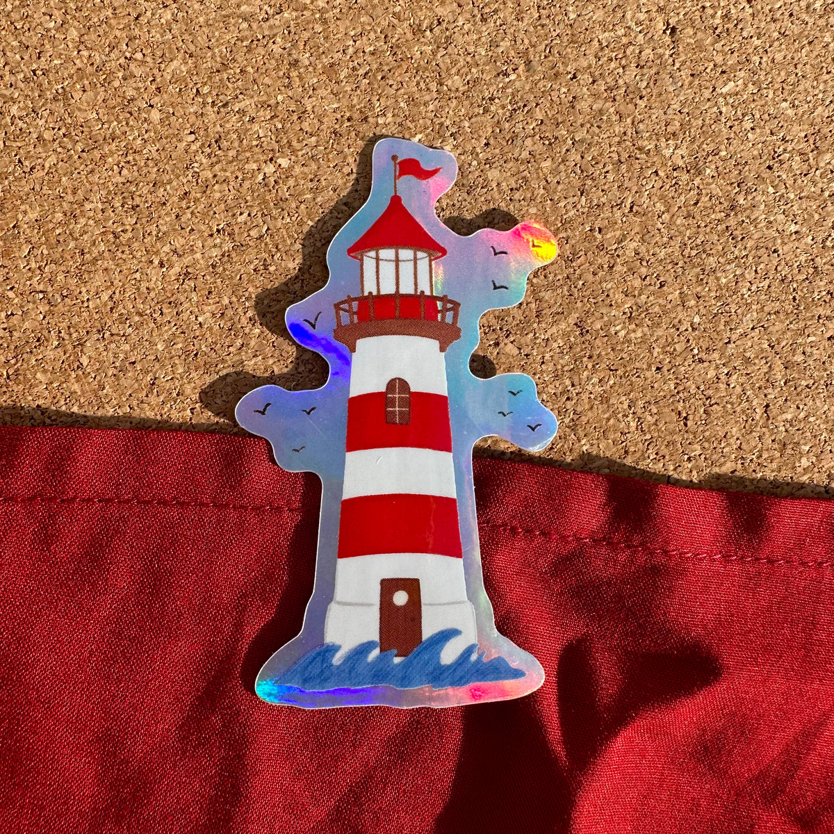 Light House Vinyl Holographic Sticker