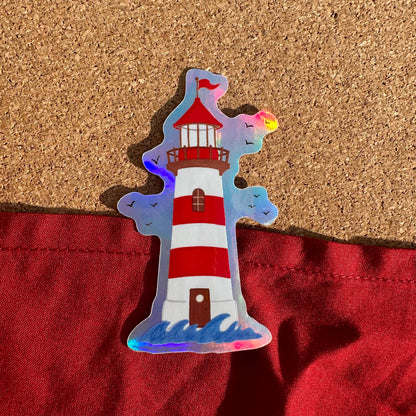 Light House Vinyl Holographic Sticker