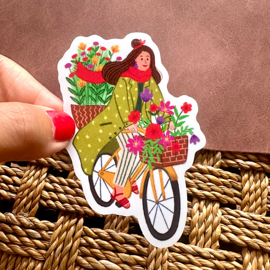 Petals and Pedals Vinyl Sticker