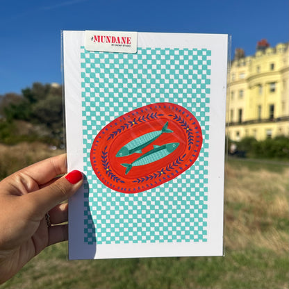 Sardine Fish Giclée Art Print