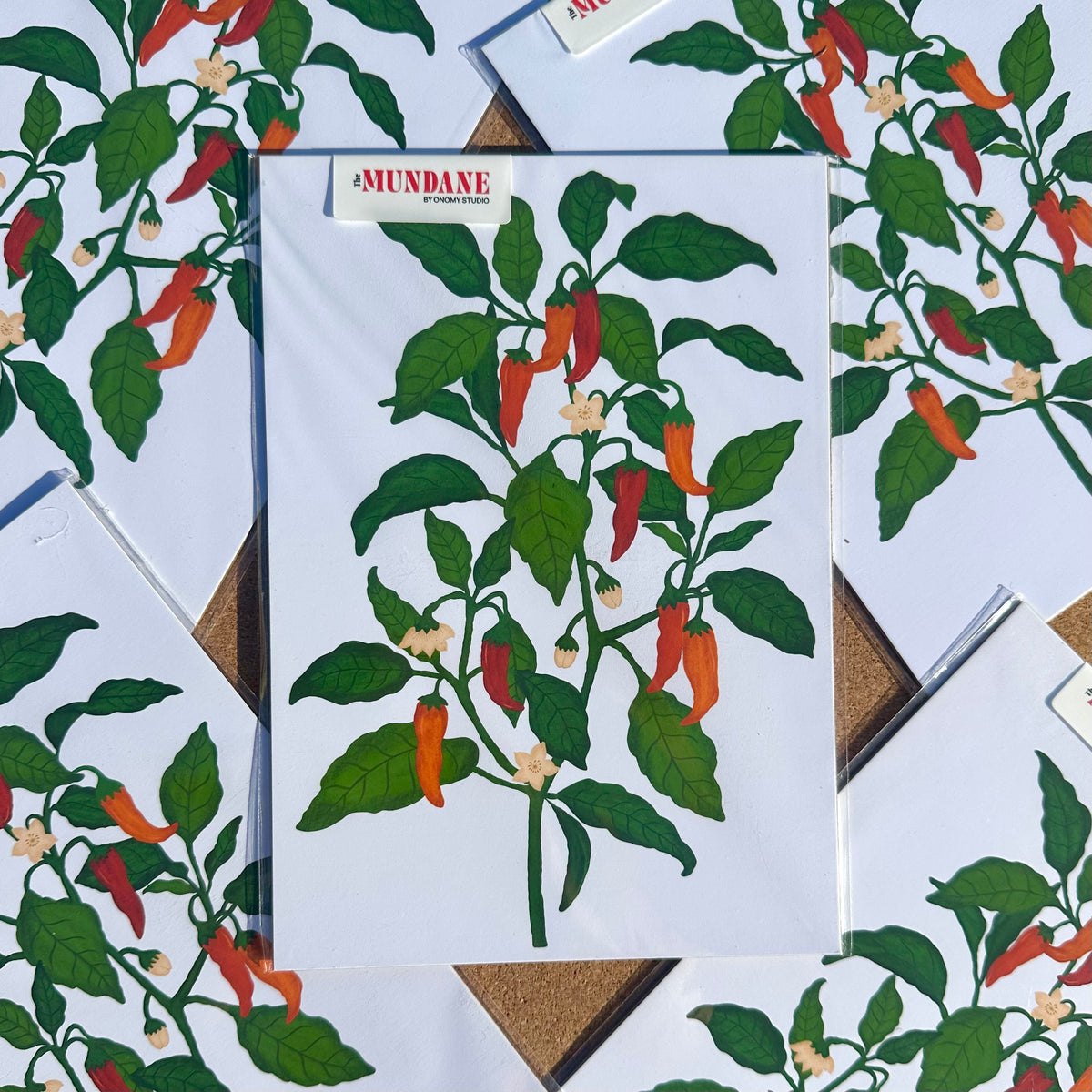Chilli Plant Giclée Art Print