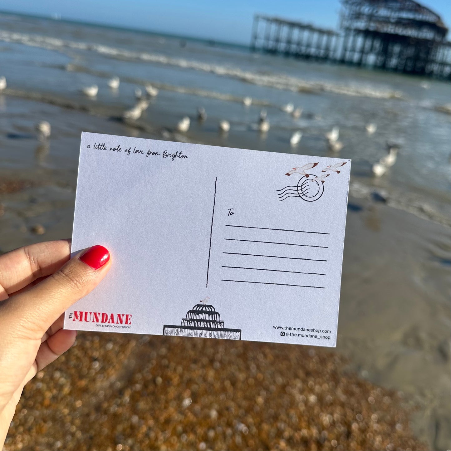 Brighton West Pier Postcard