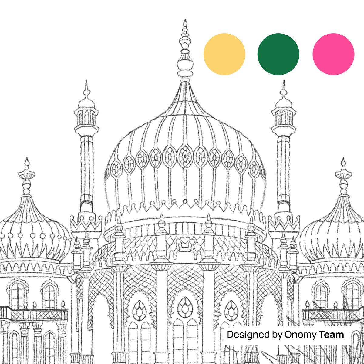 Brighton Royal Pavilion Giclée Art Print