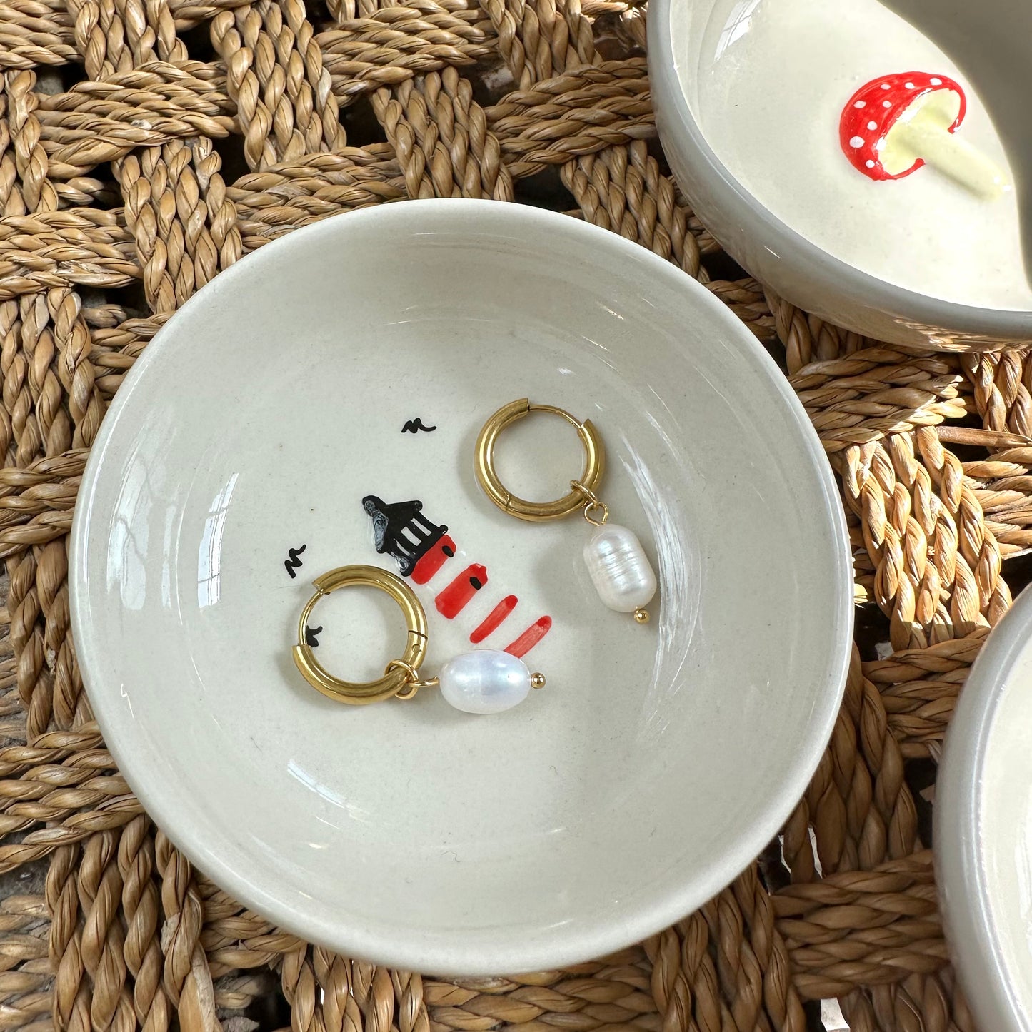 Light house Ceramic Trinket Dish