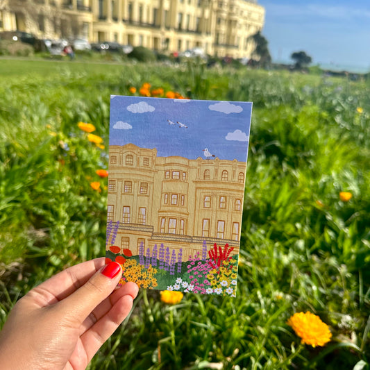 Brighton Brunswick Square Postcard