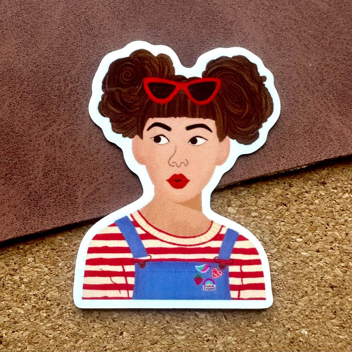 Creative Girl Vinyl Sticker