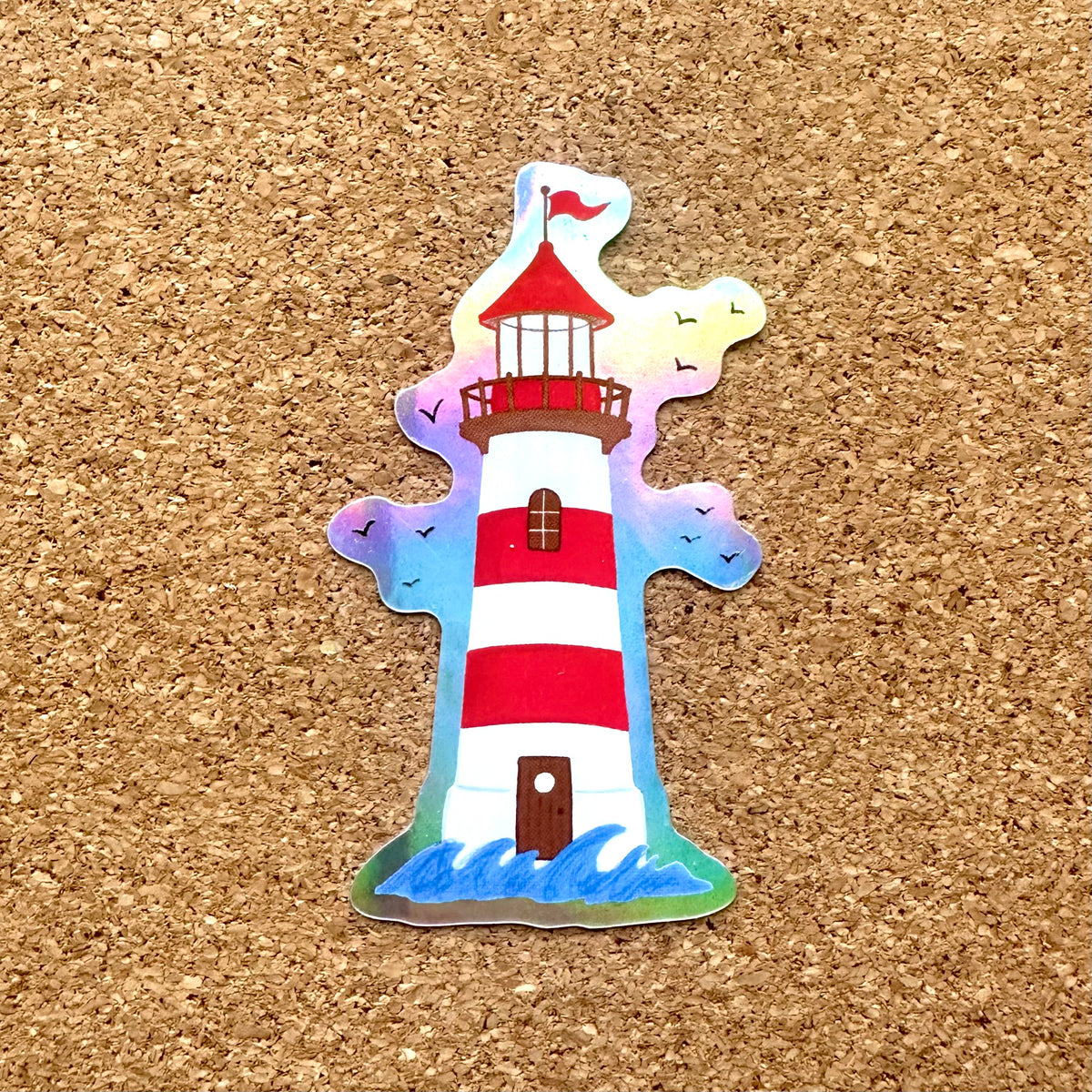 Light House Vinyl Holographic Sticker
