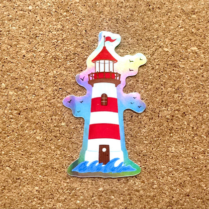Light House Vinyl Holographic Sticker