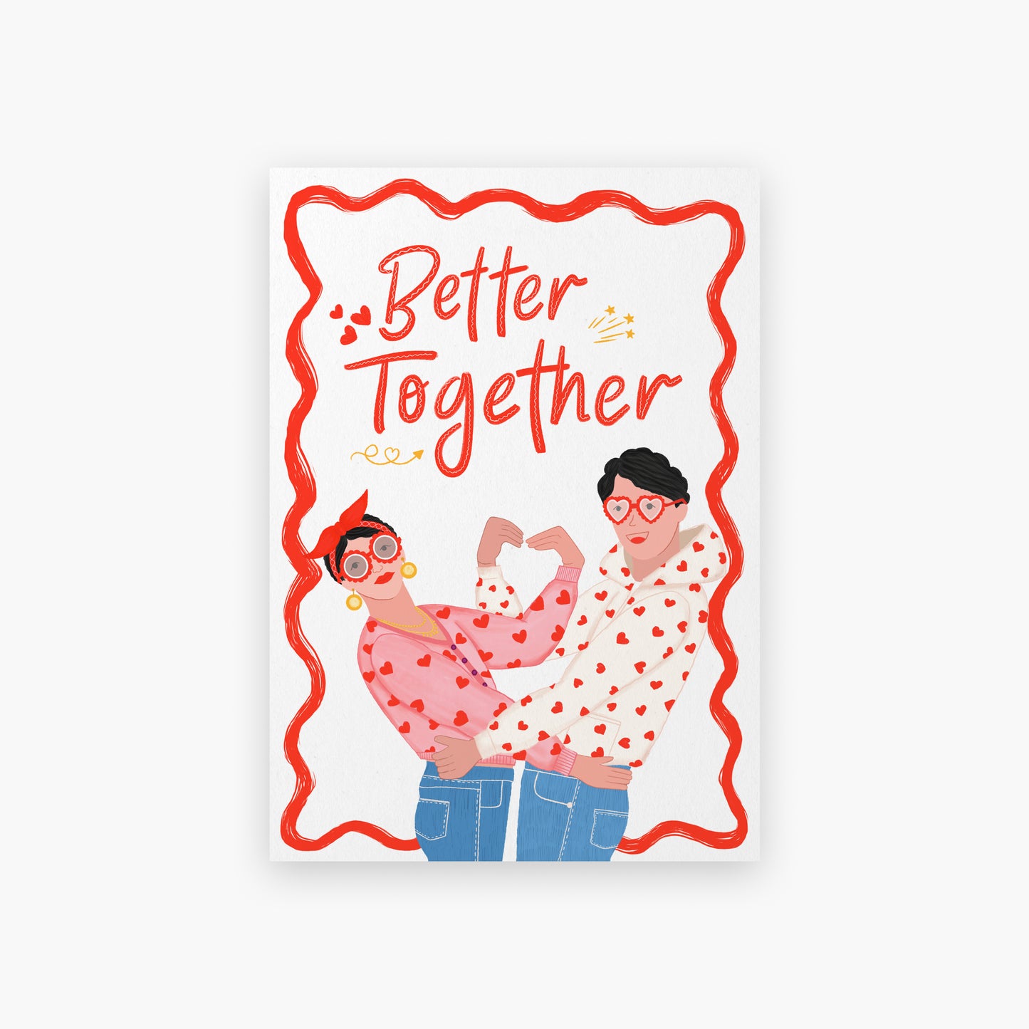 Better Together Lovers Art Print
