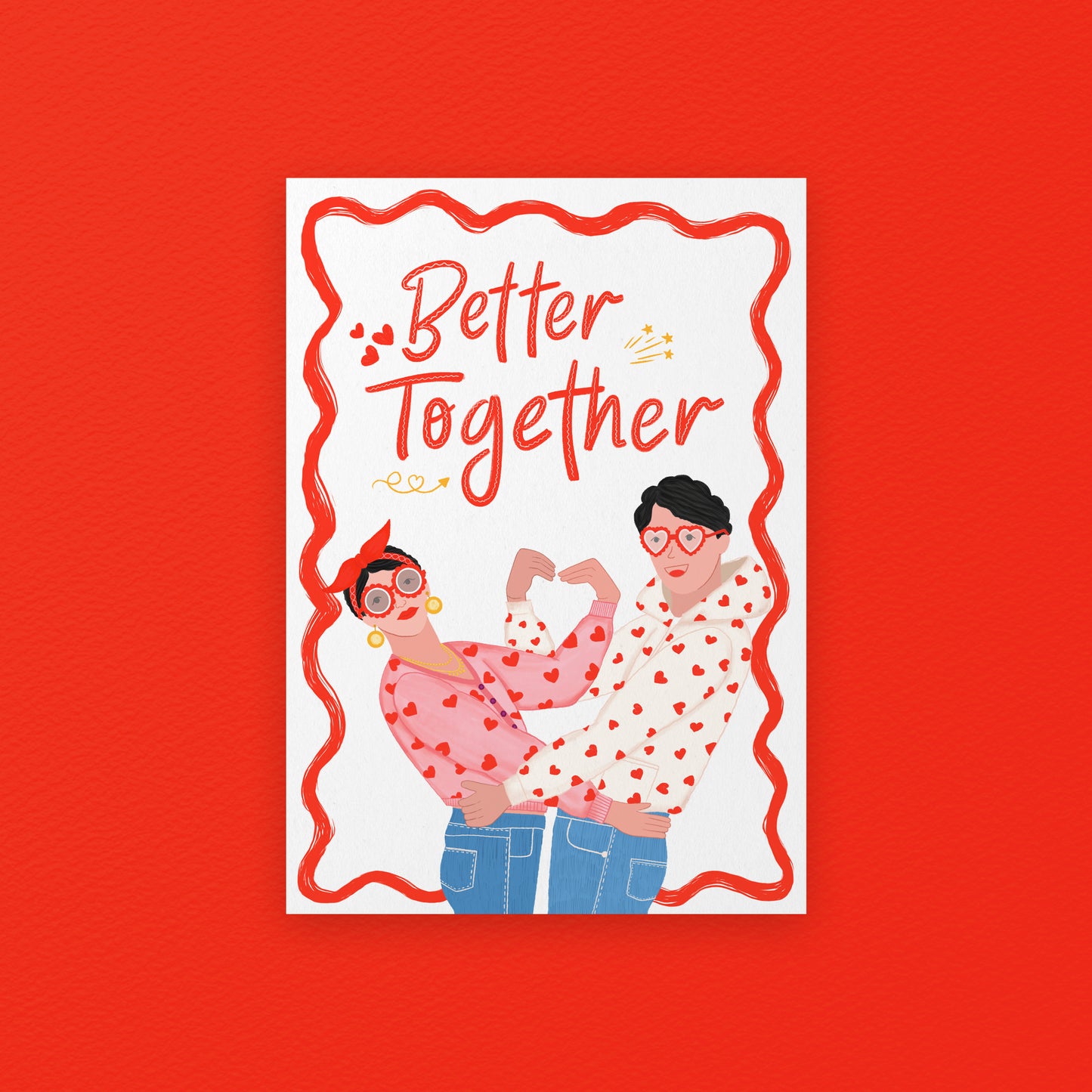 Better Together Lovers Art Print