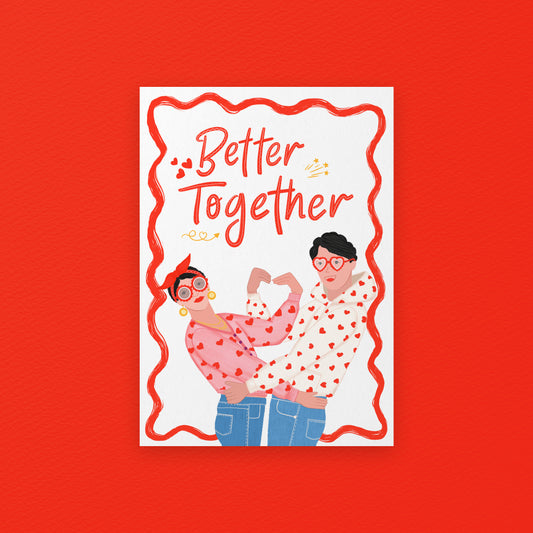 Better Together Lovers Art Print