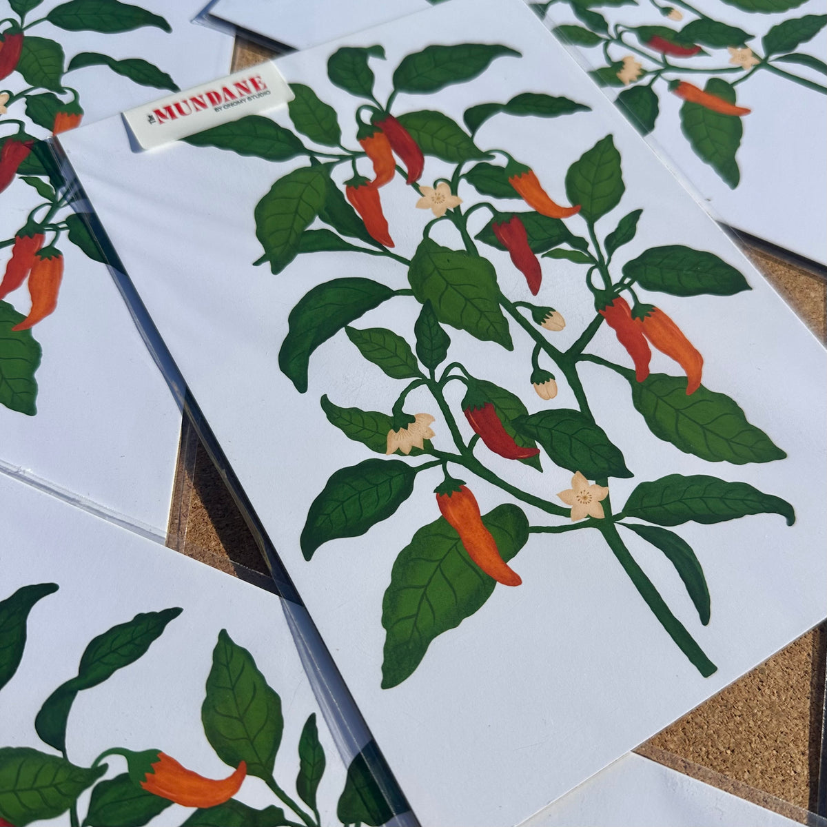 Chilli Plant Giclée Art Print
