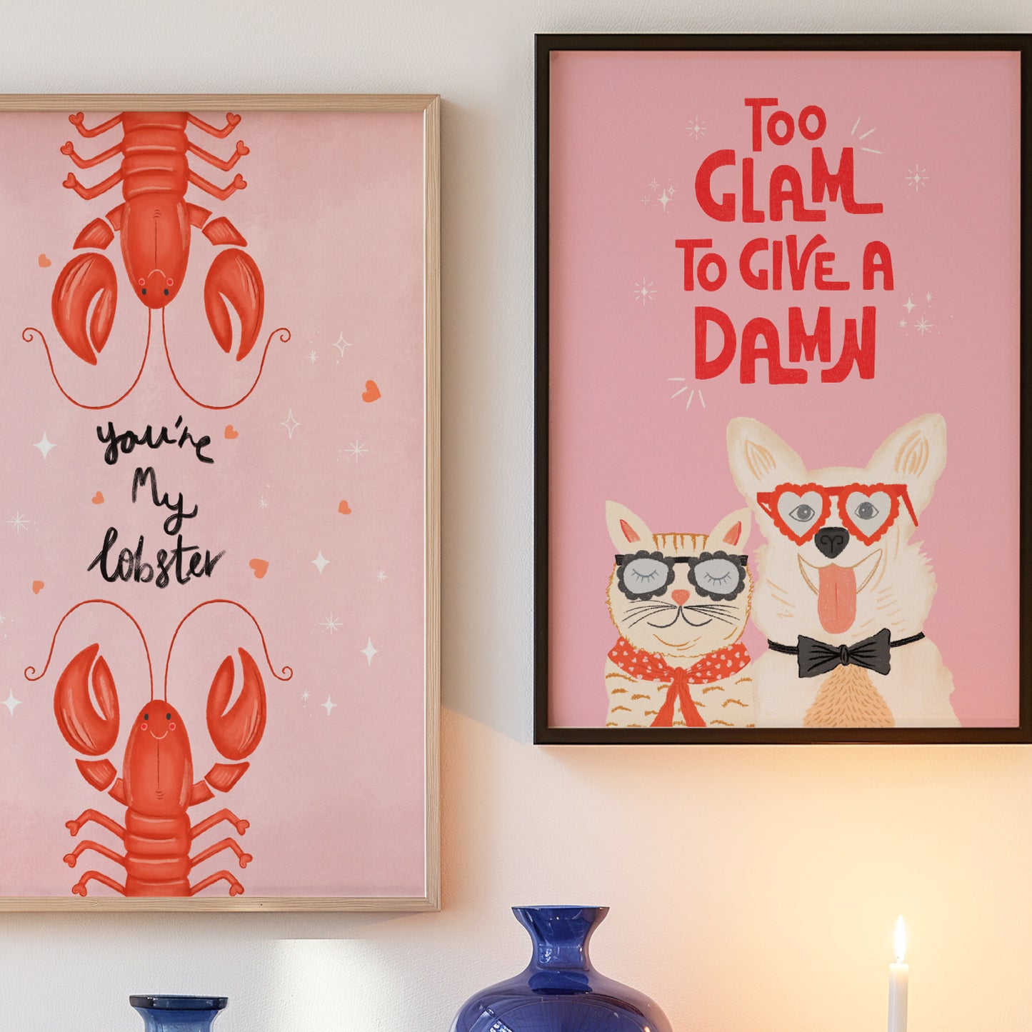 Too Glam to Give a Damn Giclée Art Print