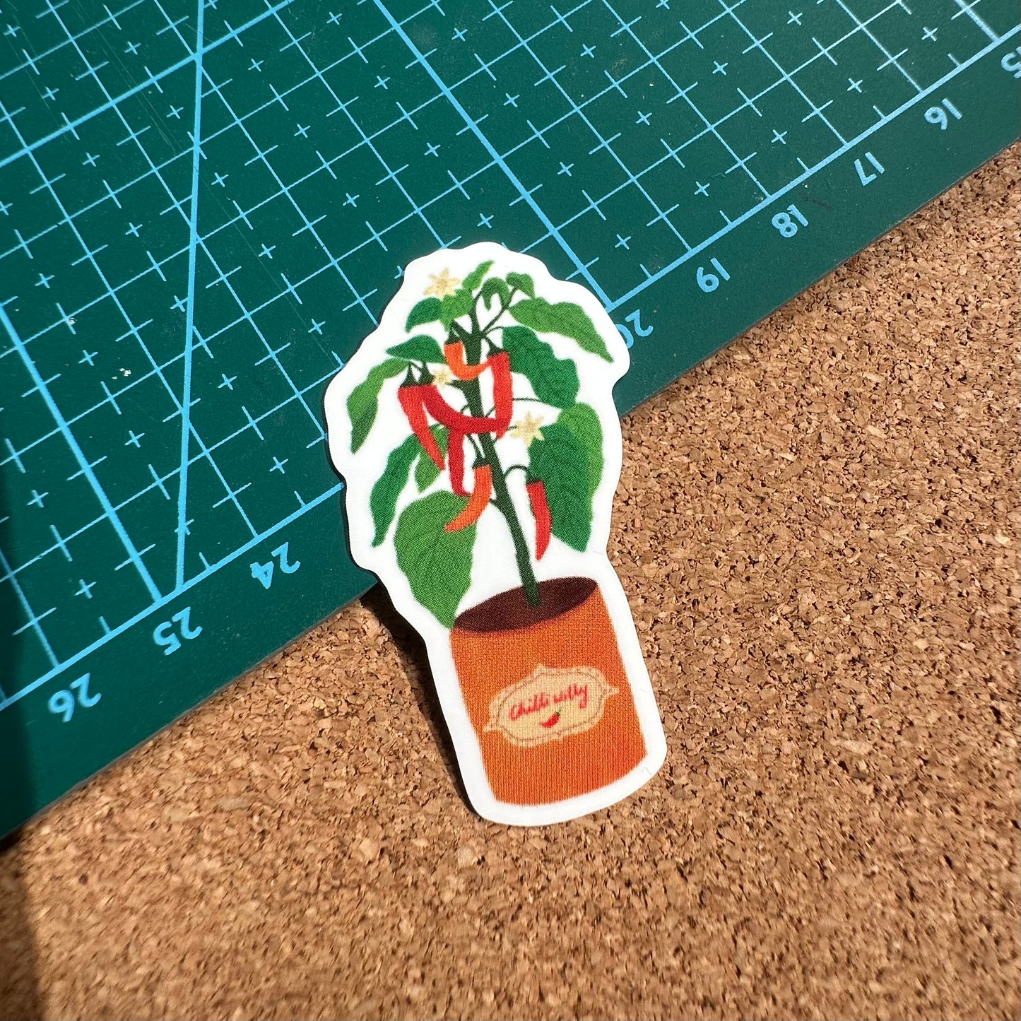 Chilli Willy Vinyl Sticker