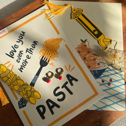 Love You More Than Pasta Giclée Art Print