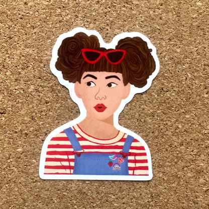 Creative Girl Vinyl Sticker