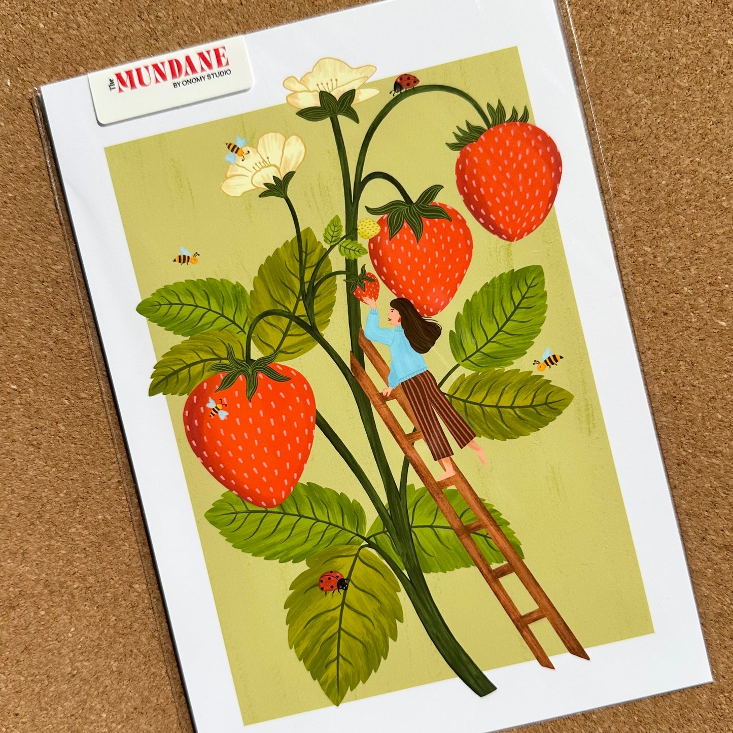 World of Strawberry Giclée Art Print