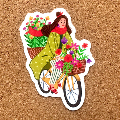 Petals and Pedals Vinyl Sticker