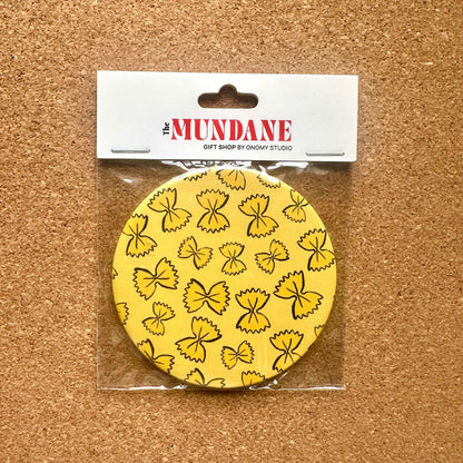 Crazy Pasta Pattern Pocket Mirror