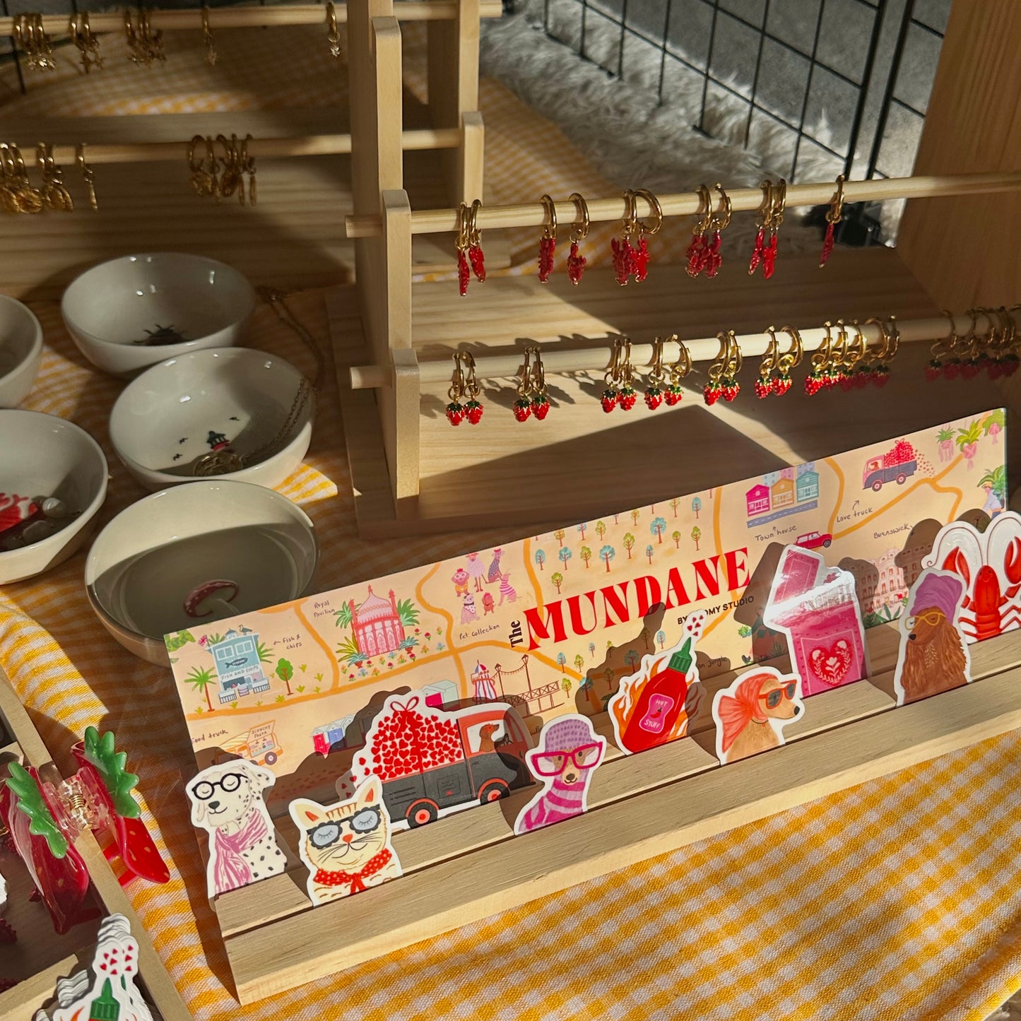 Bookworm Dog Vinyl Sticker