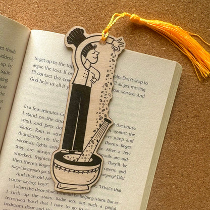 Wooden - Pesto Guy Book Mark