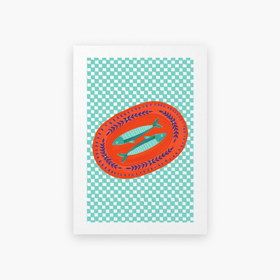 Sardine Fish Art Print