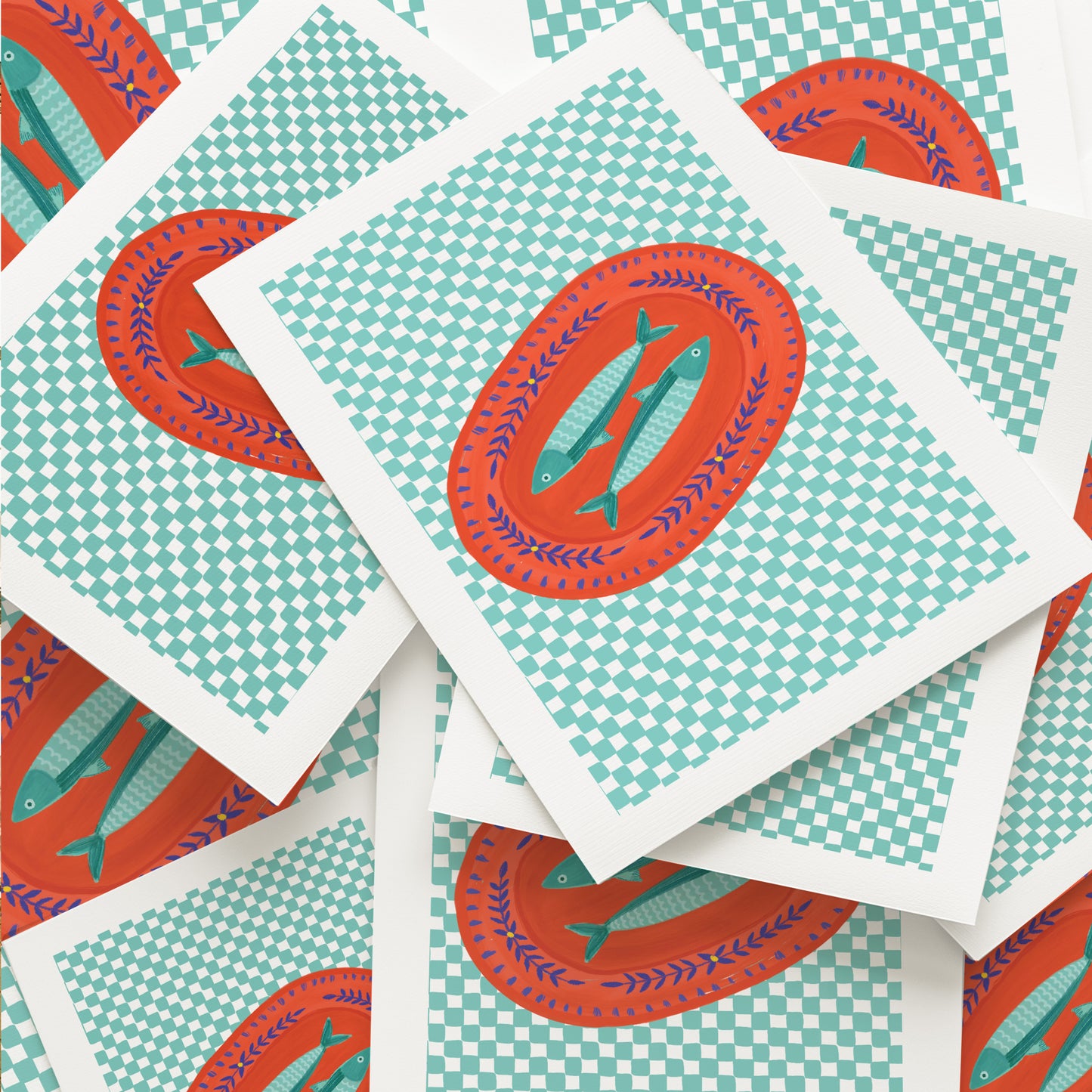 Sardine Fish Art Print