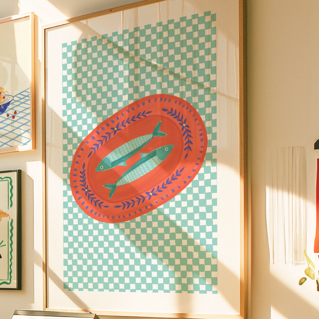 Sardine Fish Art Print