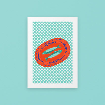Sardine Fish Giclée Art Print