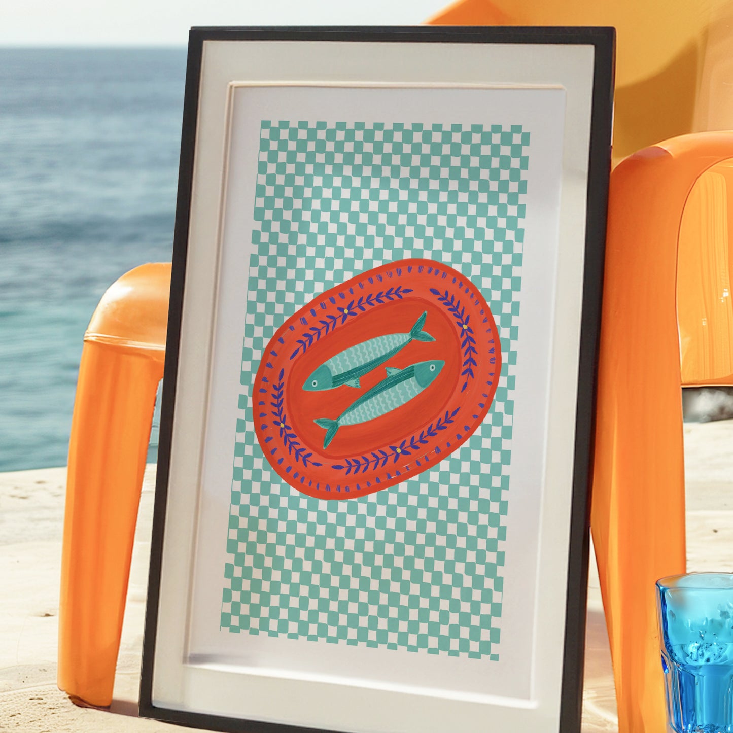 Sardine Fish Art Print