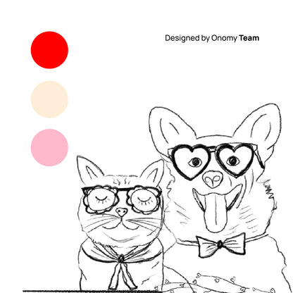 Cat & Dog Birthday Card