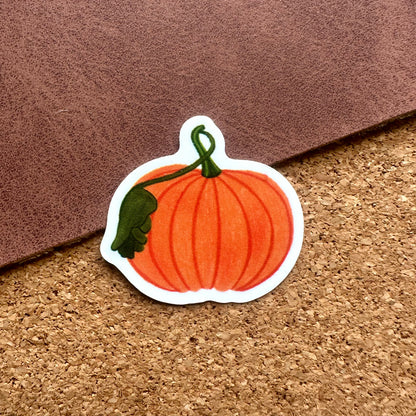 Pumpkin Vinyl Sticker
