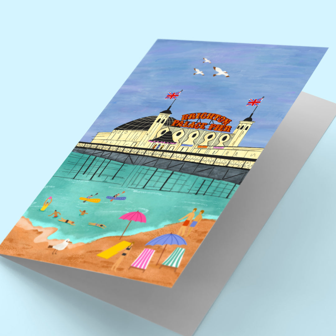 Brighton Pier Greeting Card