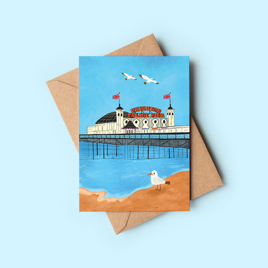 Brighton Pier Greeting Card