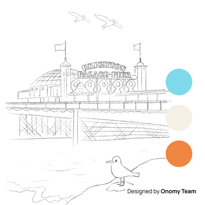 Brighton Pier Greeting Card