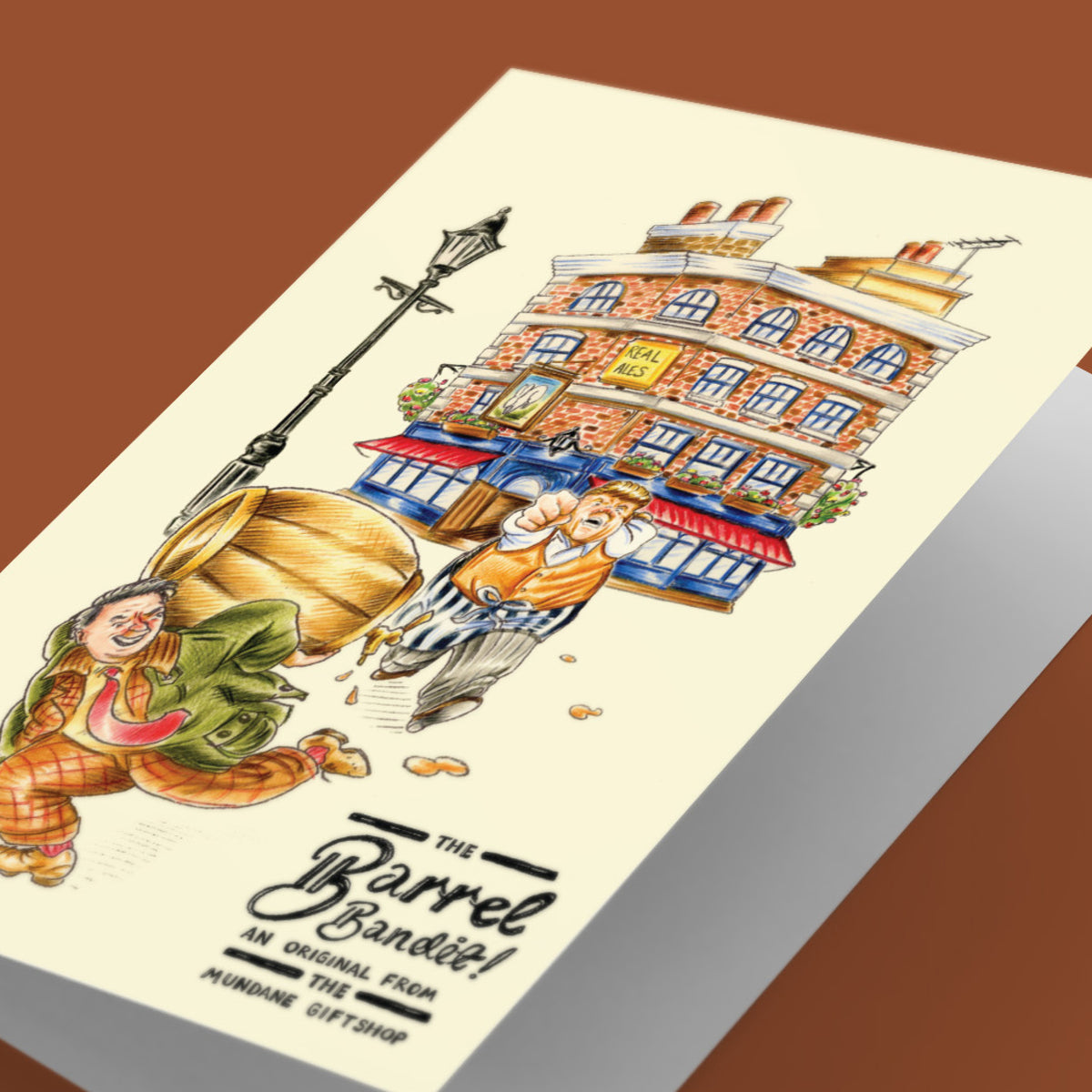 The Barrel Bandit -  Funny Beer Lover Birthday Card