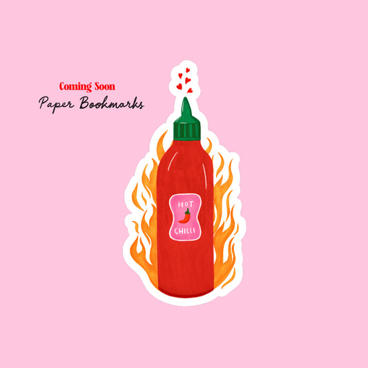 Paper - Hot Stuff Chilli Sauce Bookmark (Pre-Order)