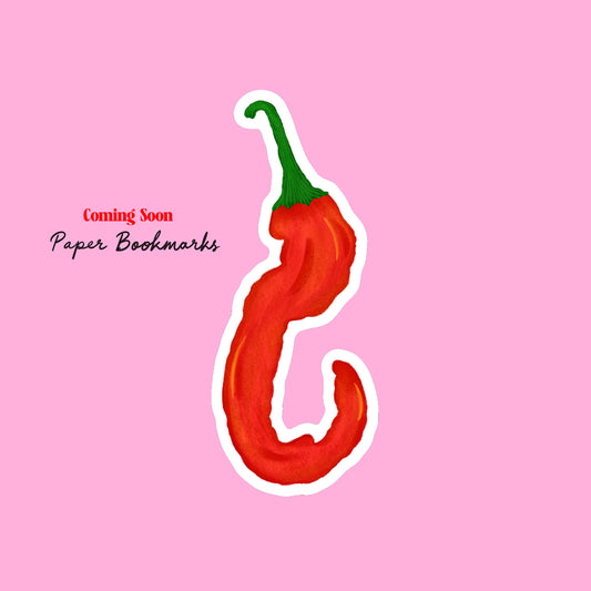 Paper - Big Chilli Bookmark (Pre-Order)