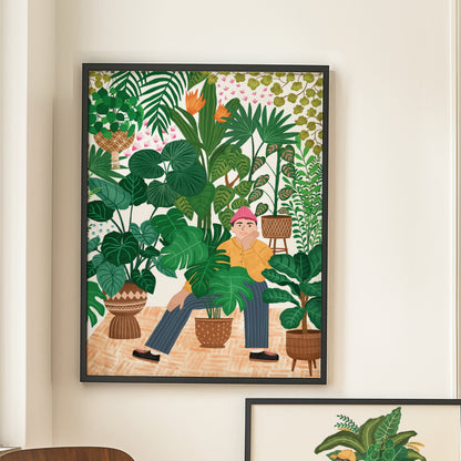 Urban Jungle Guy Giclée Art Print