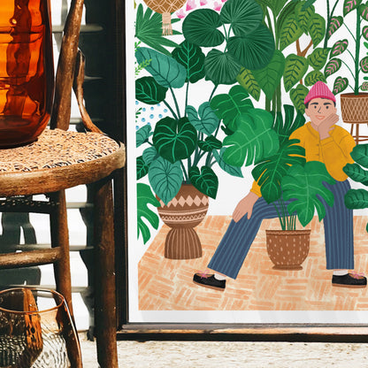 Urban Jungle Guy Giclée Art Print