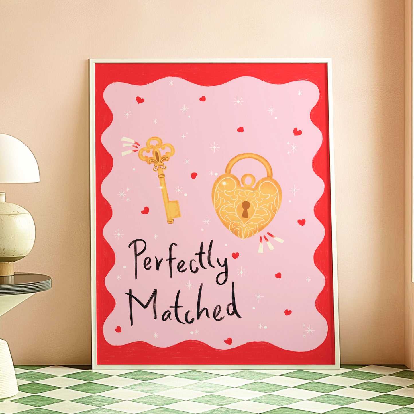 Lock & Key Art Print