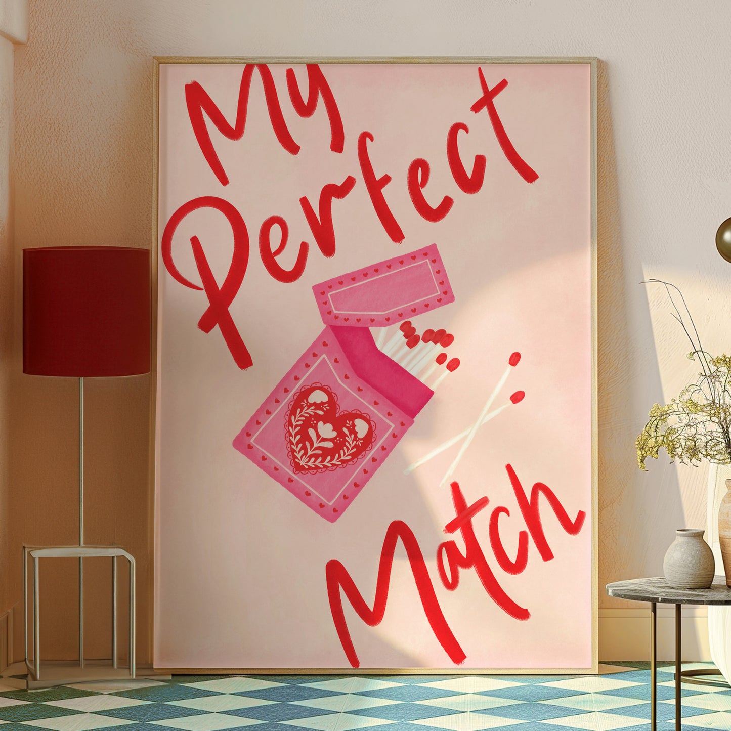 My Perfect Matchbox Art Print