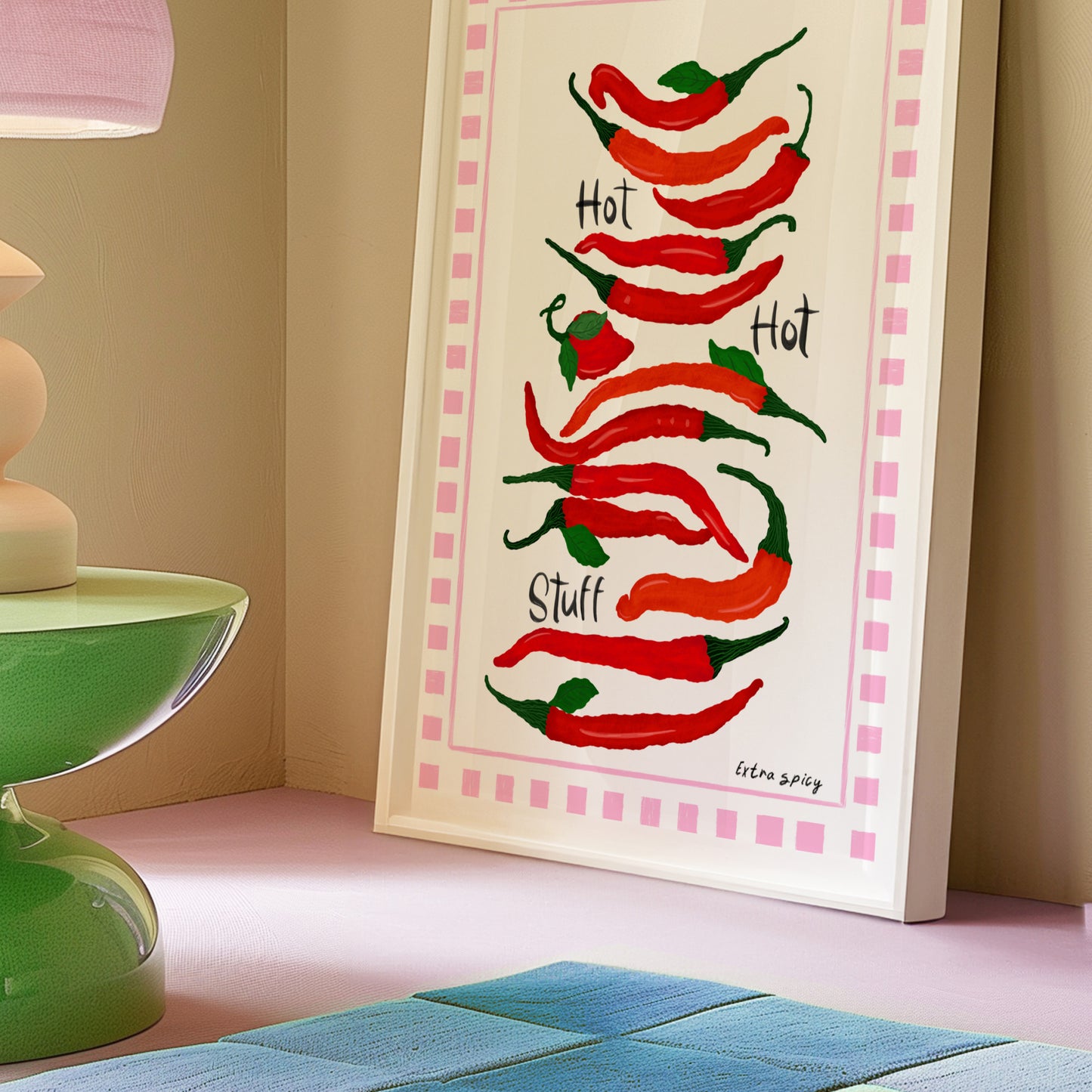 HOT HOT Stuff / Chilli Art Print v4