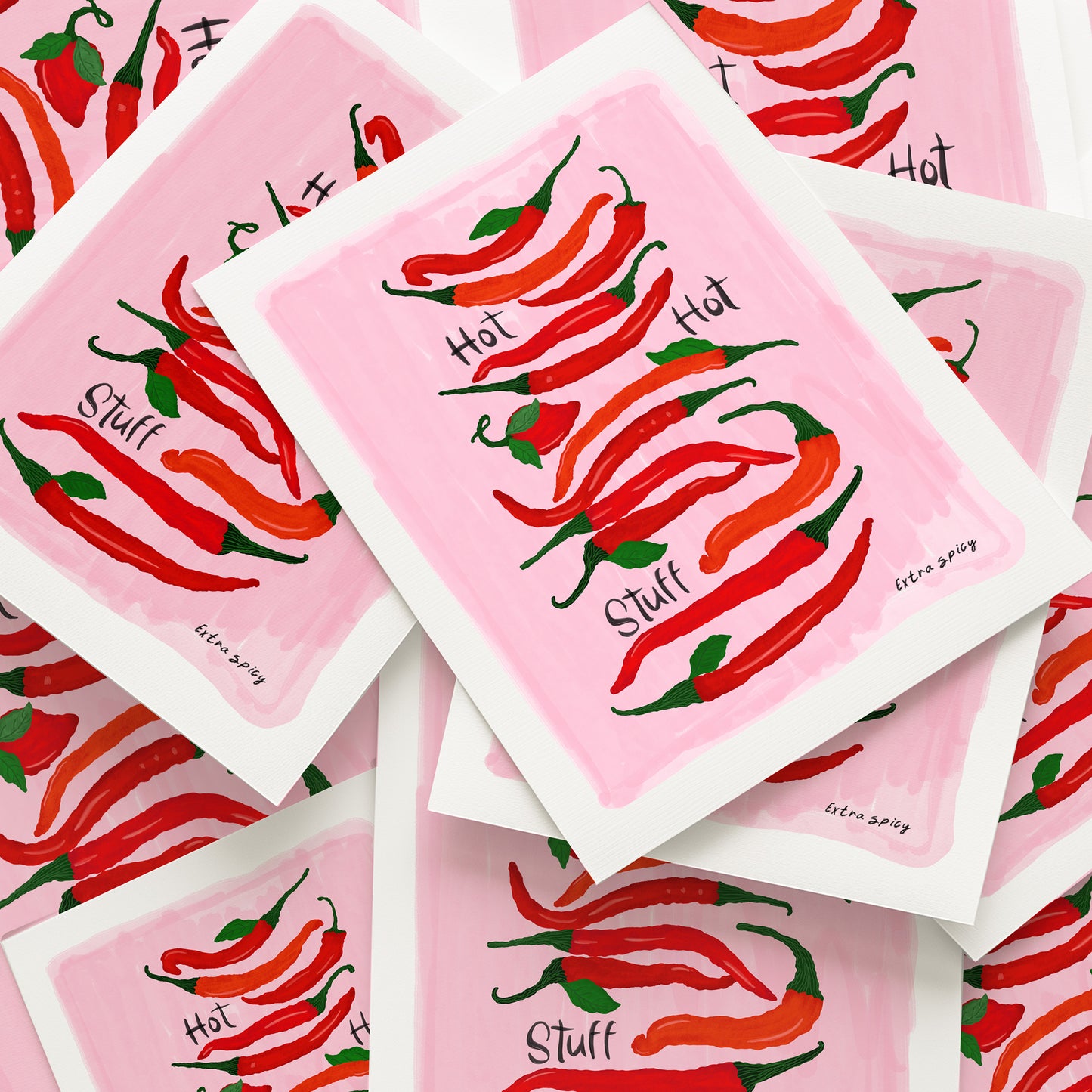 HOT HOT Stuff / Chilli Art Print